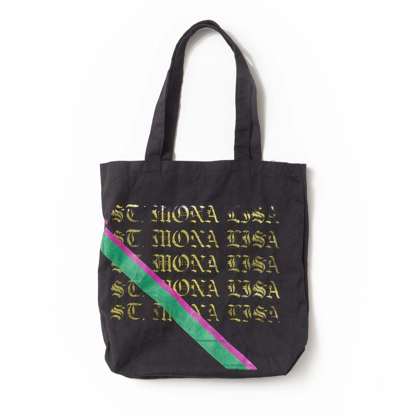 St Mona Lisa, Hand Painted Totes
