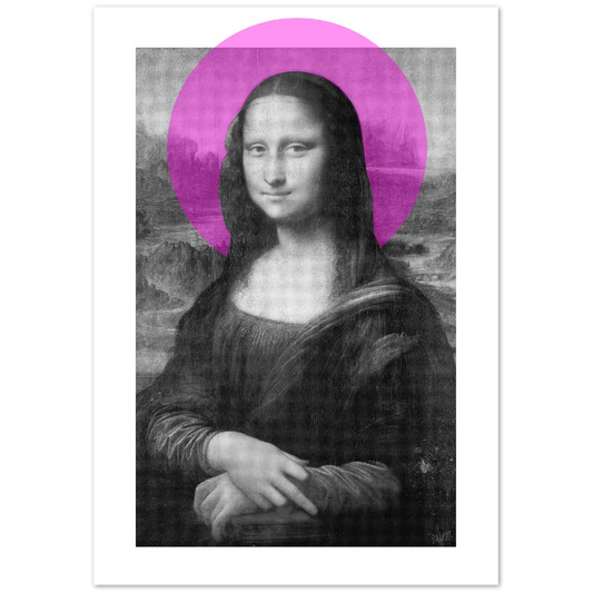St Mona Lisa, Digital Art Print